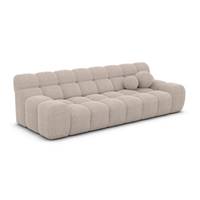 Boon canapé 4 places en tissu texturé beige