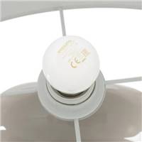 Monarch lampe de table en céramique beige blanc 2 arches