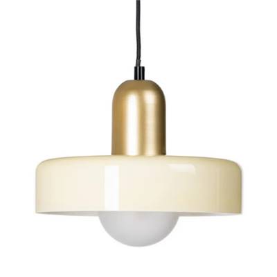 Fozar suspension en métal crème doré Ø25cm