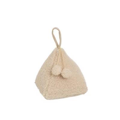 Ouideco cale-porte forme triangle écru