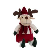 Rudolphe butoir de porte renne rouge