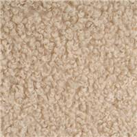 Sherpa coussin bouclé velours beige 45x45