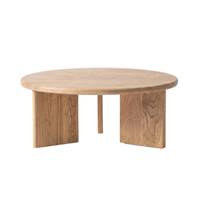 Tokyo table basse ronde en bois massif de mindi 80cm