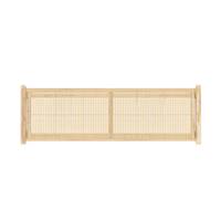Essa banc en bois de teck et cannage L120
