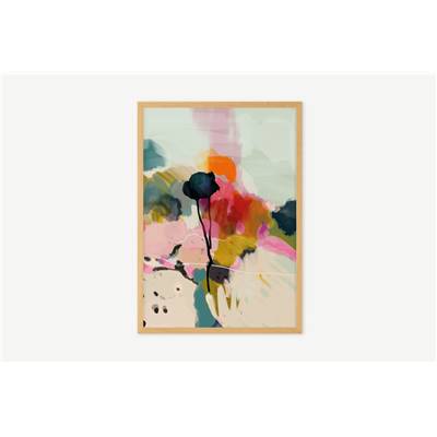 Landscape Floral illustration multicolore