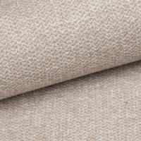 Gankeri canapé d'angle droit en tissu texturé beige
