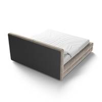 Tichani lit boxspring 160x200 en velours sable
