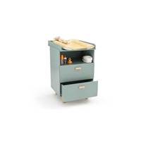 Miji table à langer vert de gris