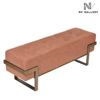 Sunny banc tissu tweed rose blush