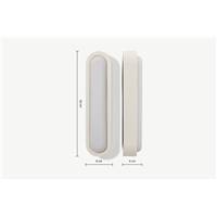 Nura applique murale LED blanc ivoire