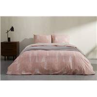 Bakari parure de lit rose plâtre 200x200