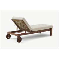 Zambra chaise longue en acacia