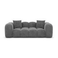 Cotton canapé 2 places en velours gris foncé