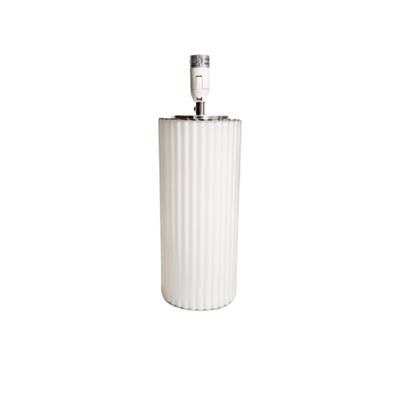 Louka pied de lampe strié opaline