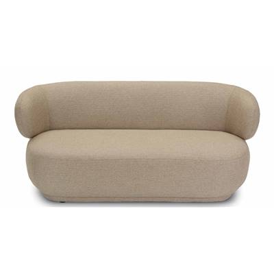 Havane canapé 2 places en tissu taupe