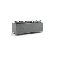 Suavo canapé 4 places gris anthracite
