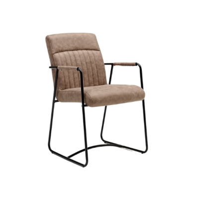 Coyotte fauteuil de table style aviateur vintage beige
