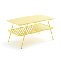 Blozingo ensemble de jardin métal jaune
