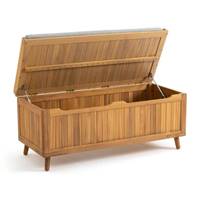 Boréal banc-coffre de rangement extérieur en acacia