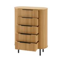 Tambo commode chêne et noir