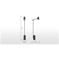 Seppo lampadaire noir