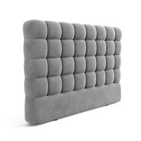 Rediame tête de lit 200cm en velours gris foncé