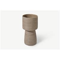 Hadid cache-pot naturel gris