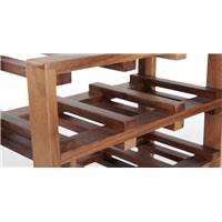 Clover porte-bouteilles bois d'acacia naturel