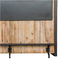 Kiko bar acacia et métal L140cm