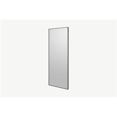 Parton miroir métal noir mat
