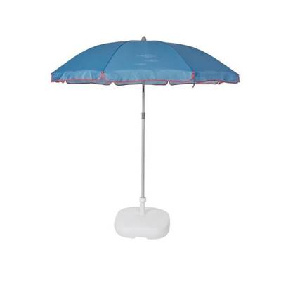 Beach parasol en toile bleu poissons ø160
