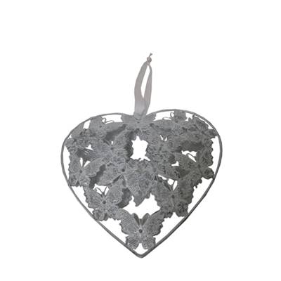 Coeur papillon GM H28 cms