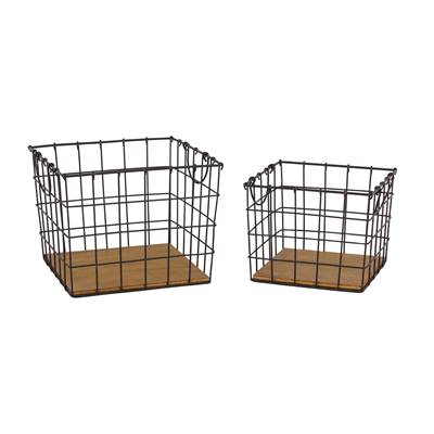 Set de 2 paniers industriels