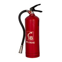Tirelire extincteur rouge antique