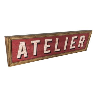 Panneau bois Atelier