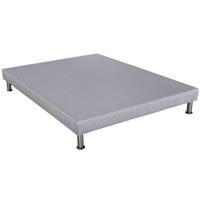 SR9 sommier 140x190 tapissier gris finaud
