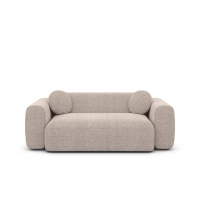 Shoo canapé 2 places en tissu texturé beige