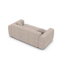 Shoo canapé 2 places en tissu texturé beige