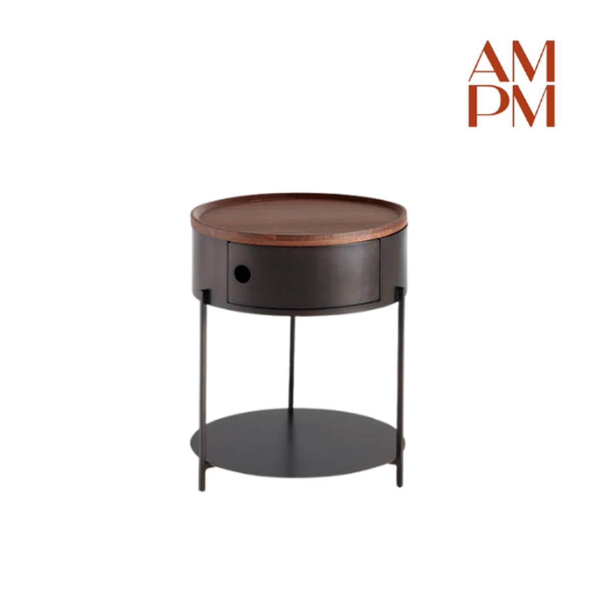 Bingato table de chevet noir