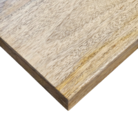 Anatole table à manger 260x110cm bois de manguier et pieds croisés métal noirs