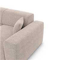 Novage canapé 3 places en tissu texuré beige