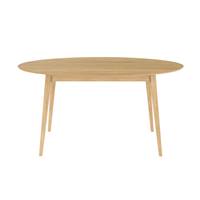 Epura table à manger ovale en bois clair 6 personnes