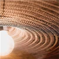 Fillie suspension tressée noire Ø120