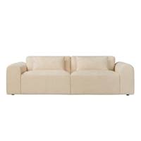Aramis canapé 3 places en tissu tweed sable