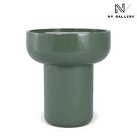 Kali table d'appoint en fibre de verre vert