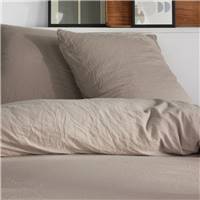 Ali parure de lit 240x260 en gaze de coton uni dune