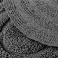 Tritap Tapis de bain ovale gris 60x40cm