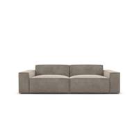 Stacele canapé 2 places en velours beige foncé