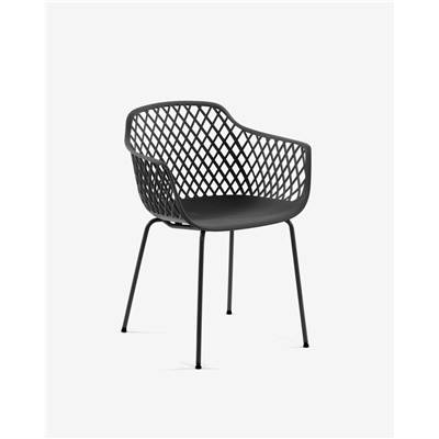 Moises chaise de jardin gris