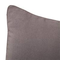 Antelina coussin en toile gris 45x45